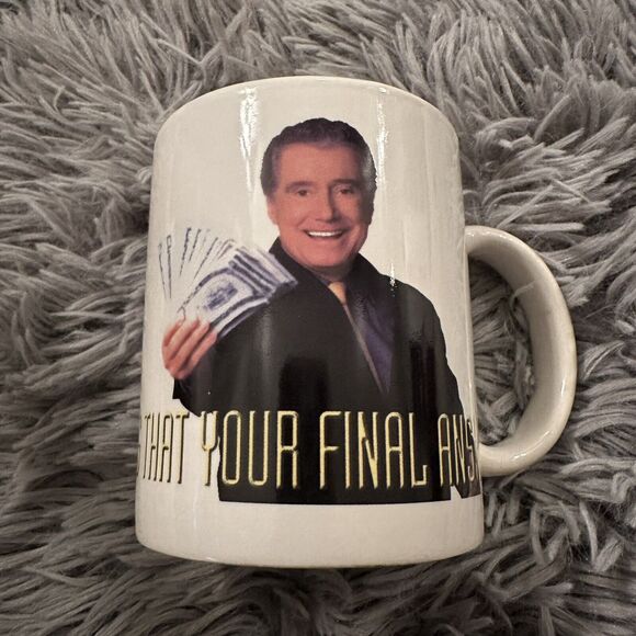 Regis Philbin Who Wants To Be A Millionaire Novelty Ceramic Coffee Mug - Picture 1 of 4